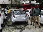 Alleged bomber Gagandeep Singh was killed and six people were injured in the December 23 blast, last year (Harsimar Pal Singh/HT) Alleged bomber Gagandeep Singh was killed and six people were injured in the December 23 blast, last year (Harsimar Pal Singh/HT)