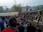 At least five casualties were reported and more than 45 people were injured when 12 coaches of the Bikaner-Guwahati Express train derailed and some overturned near Domohani in West Bengal's Jalpaiguri district on Thursday, an official said.(ANI)