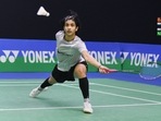 Malvika Bansod in action against Saina Nehwal during the India Open 2022 at IG Stadium(BAI) Malvika Bansod in action against Saina Nehwal during the India Open 2022 at IG Stadium(BAI)