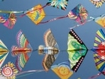 People in several states celebrate the festival by flying kites. People in several states celebrate the festival by flying kites.
