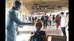 The BMC conducted 63,031 tests on Wednesday and the TPR stood at 21.73% (Vijay Bate) The BMC conducted 63,031 tests on Wednesday and the TPR stood at 21.73% (Vijay Bate)