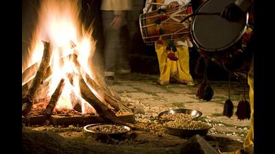 Lohri this year will remain to be an intimate affair for many in Delhi-NCR, due to the high number of Covid cases in the city. Lohri this year will remain to be an intimate affair for many in Delhi-NCR, due to the high number of Covid cases in the city.