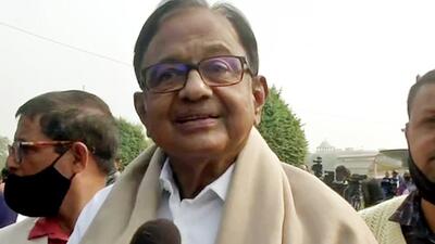 Congress Rajya Sabha MP P Chidambaram said if the AAP and the TMC fielded candidates and secured some votes in the upcoming Goa assembly elections, in effect they would be splitting the non-BJP vote. (ANI) Congress Rajya Sabha MP P Chidambaram said if the AAP and the TMC fielded candidates and secured some votes in the upcoming Goa assembly elections, in effect they would be splitting the non-BJP vote. (ANI)