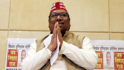 NISHAD party chief Sanjay Nishad said the recent exits in UP will not have any impact on NDA during the upcoming elections. (ANI)