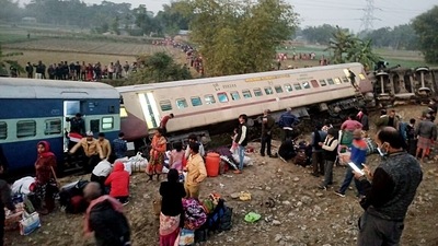 "Five passengers have died so far. We recovered three bodies from the accident site while two people died in hospital," Jalpaiguri District Magistrate Moumita Godara Basu said. (ANI)