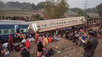 The train that originated from Bikaner in Rajasthan was heading to Guwahati in Assam via Patna. (PTI)