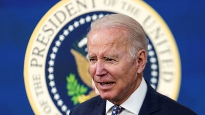 US President Joe Biden issued a statement arguing that the drop in gas prices in December and a smaller increase in food costs showed progress. (Reuters)