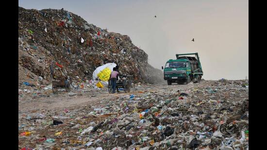 Chandigarh officials said a different location for the waste plant may also be considered, if land requirement changes. (HT file)