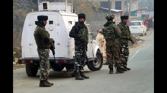 The militant killed in the Kulgam encounter was identified by the police as a top Pakistani JeM terrorist Babar Bhai. (ANI File Photo/ Representational image)