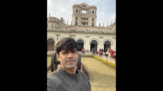 Mohit at La Martiniere College, Lucknow.