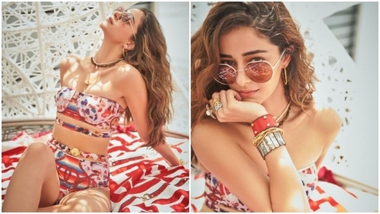 Ananya Panday is setting the fashion bar higher for us. The actor recently flew to Maldives for a vacation and the pictures coming in are making us drool like anything. A day back, Ananya shared a slew of pictures of herself in a bikini and showed us how it's done.(Instagram/@ananyapanday)