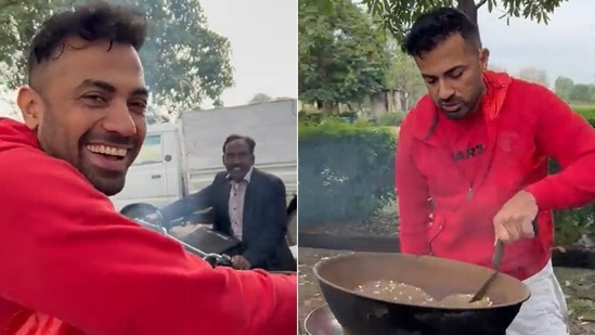 Video of Pakistan pacer Wahab Riaz selling chickpeas on street goes viral | Cricket - Hindustan Times Video of Pakistan pacer Wahab Riaz selling chickpeas on street goes viral | Cricket - Hindustan Times