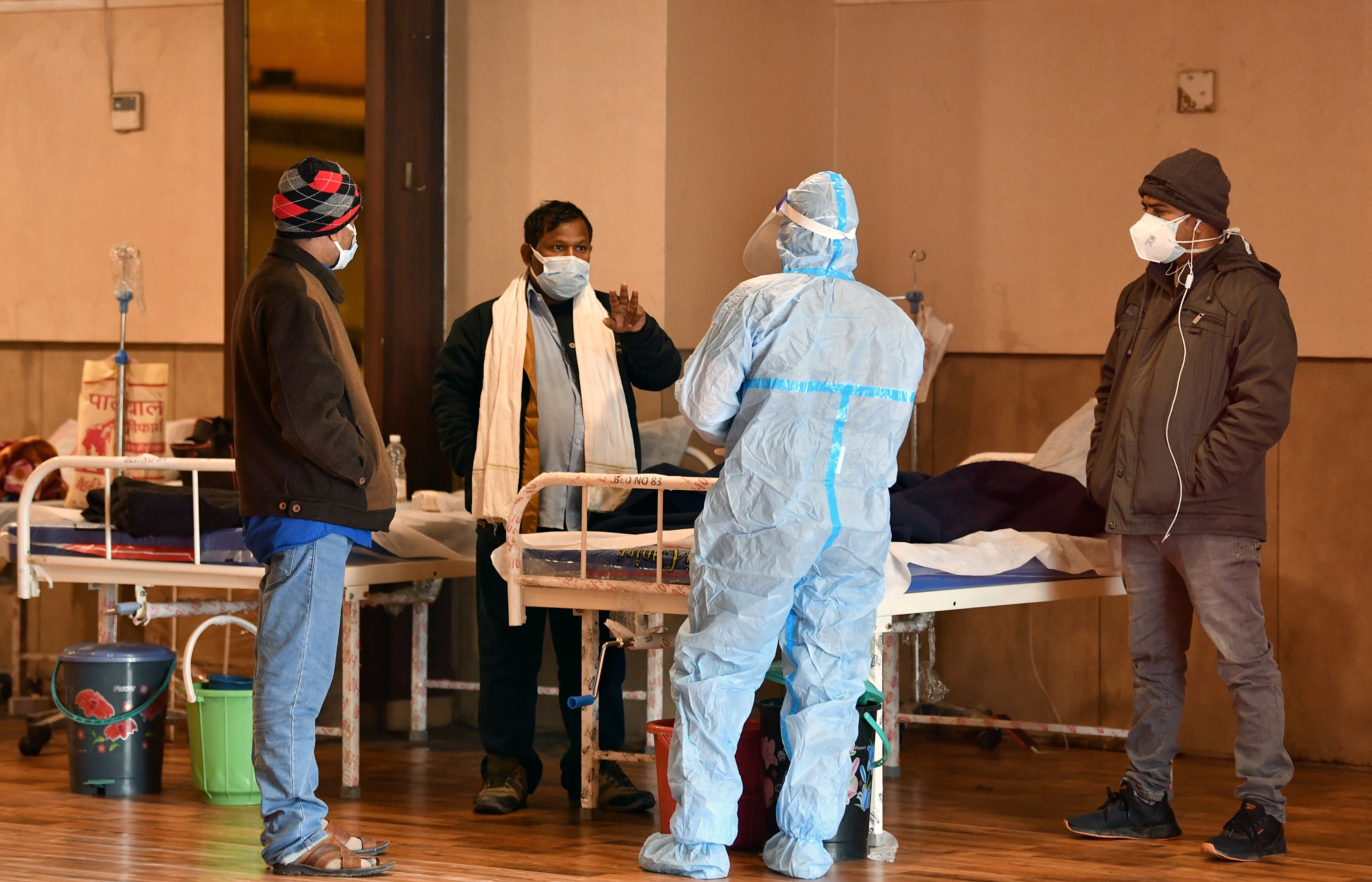 Daily Covid-19 tally in Delhi surged again for a second consecutive day on Wednesday after 27,561 cases were reported. (ANI file photo) Daily Covid-19 tally in Delhi surged again for a second consecutive day on Wednesday after 27,561 cases were reported. (ANI file photo)