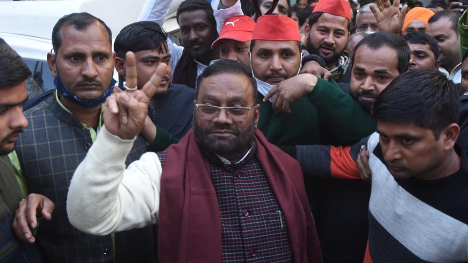 Former UP minister Swami Prasad Maurya. (Deepak Gupta/HT file photo) Former UP minister Swami Prasad Maurya. (Deepak Gupta/HT file photo)