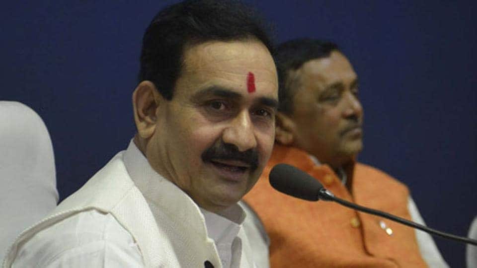 Madhya Pradesh home minister Narottam Mishra (HT File Photo) Madhya Pradesh home minister Narottam Mishra (HT File Photo)