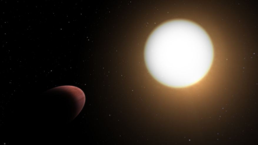 The Love number, a dimensionless parameter that measures the rigidity of a planetary body, shows WASP-103b is similar to Jupiter, the study said. (Twitter/@ESA_CHEOPS)