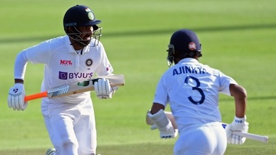 India's Cheteshwar Pujara and Ajinkya Rahane running between the wicket on the 3rd day of 2nd Test match between India and South Africa, at Imperial Wanderers Stadium in Johannesburg. (ANI) India's Cheteshwar Pujara and Ajinkya Rahane running between the wicket on the 3rd day of 2nd Test match between India and South Africa, at Imperial Wanderers Stadium in Johannesburg. (ANI)