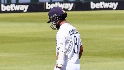 India's Ajinkya Rahane walks back to the pavilion after getting out during the 3rd day of the third Test cricket match between South Africa and India at Newlands stadium in Cape Town on Thursday (ANI) India's Ajinkya Rahane walks back to the pavilion after getting out during the 3rd day of the third Test cricket match between South Africa and India at Newlands stadium in Cape Town on Thursday (ANI)