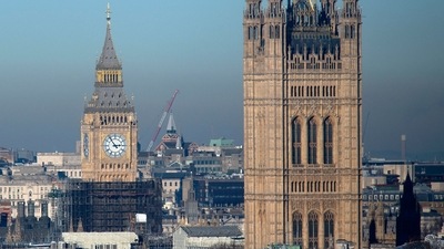 London view from the Elizabeth Tower, commonly known as Big Ben, at the Palace of Westminster. (AFP) London view from the Elizabeth Tower, commonly known as Big Ben, at the Palace of Westminster. (AFP)