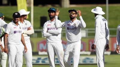 Virat Kohli's reaction said it all.&nbsp; (Reuters)