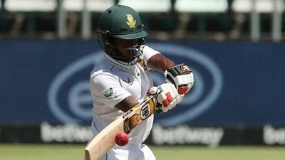 Cricket - Third Test - South Africa v India - Newlands Cricket Ground, Cape Town, South Africa - January 14, 2022 South Africa's Keegan Petersen in action REUTERS/Sumaya Hisham (REUTERS)