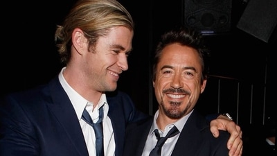 Chris Hemsworth and Robert Downey Jr have played Thor and Iron Man respectively in the Marvel Cinematic Universe. Chris Hemsworth and Robert Downey Jr have played Thor and Iron Man respectively in the Marvel Cinematic Universe.