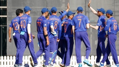 Team India in action during U19 Asia Cup&nbsp; (Twitter/BCCI via ACC)