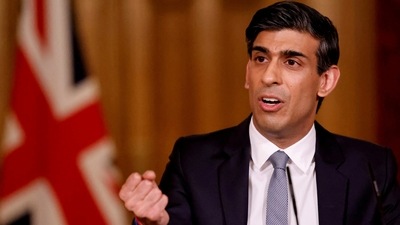 Rishi Sunak made history in February 2020 when he was appointed to the most important UK Cabinet post.&nbsp; (REUTERS)