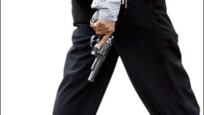 The accused fled after firing the shot on Thursday night. The victim was taken to a government hospital in Chandigarh on Friday. (HT Photo)