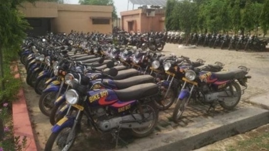 25 bike ambulances have been set up police station-wise in Jaipur city.