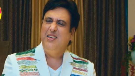 Govinda in a still from the music video of Hello.