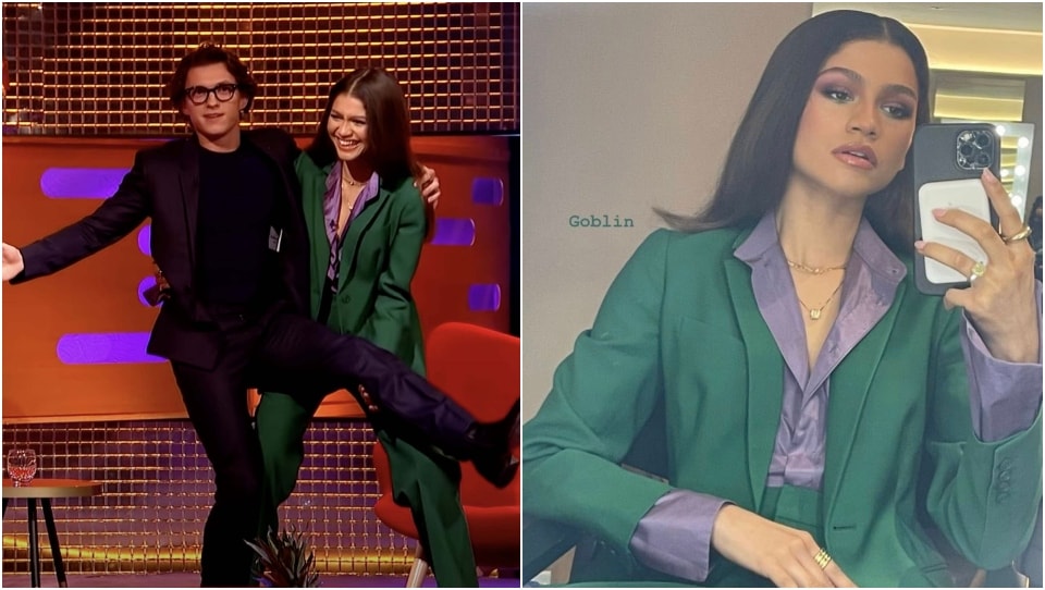 Zendaya's nod to the Spider-Man villain Green Goblin, portrayed by Willem Dafoe.