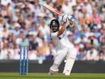 Virat Kohli plays a shot for four off the bowling of England's James Anderson on day four of the fourth Test match at The Oval cricket ground in London.(AP) Virat Kohli plays a shot for four off the bowling of England's James Anderson on day four of the fourth Test match at The Oval cricket ground in London.(AP)