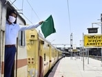 Senior railway officials said the issue to redesignate the post of ‘guard’ as ‘train manager was being demanded for quite some time. (Sameer Sehgal / HT Photo) Senior railway officials said the issue to redesignate the post of ‘guard’ as ‘train manager was being demanded for quite some time. (Sameer Sehgal / HT Photo)