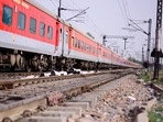 File photo of the Rajdhani Express train.(HT Photo) File photo of the Rajdhani Express train.(HT Photo)