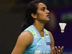 PV Sindhu at the Indian Open. (India Open) PV Sindhu at the Indian Open. (India Open)