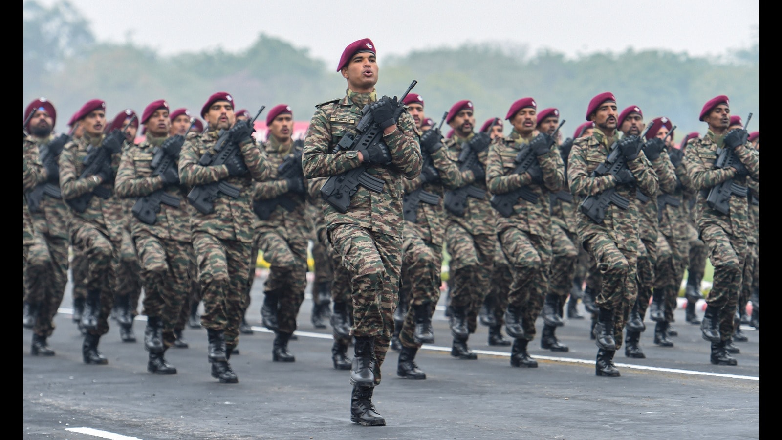 Pics: Indian Army unveils new uniform at the parade ground on Army