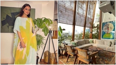 Dia Mirza shared a photo of her home. Dia Mirza shared a photo of her home.