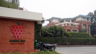 Strawberry Fields High School in Sector 26, Chandigarh, became one of the first schools to conduct the draw of lots on Friday. (HT Photo)