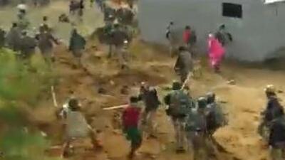Jagatsinghpur police said there was no forceful acquisition of betel vines in the proposed plant site as villagers have accepted compensation for them (Screengrab/ANI video) Jagatsinghpur police said there was no forceful acquisition of betel vines in the proposed plant site as villagers have accepted compensation for them (Screengrab/ANI video)