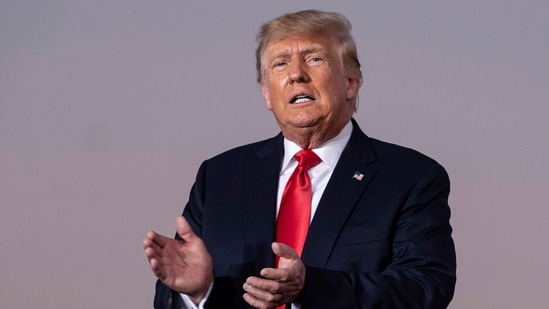 Former President Donald Trump prepares to take the stage during a rally in Arizona.(AP) Former President Donald Trump prepares to take the stage during a rally in Arizona.(AP)