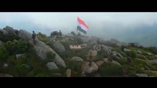 Army Day 2022: The image is taken from the video posted by Smriti Irani.(Instagram/@smritiiraniofficial)