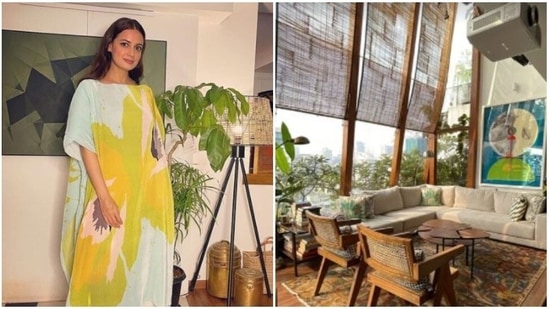 Dia Mirza shared a photo of her home.