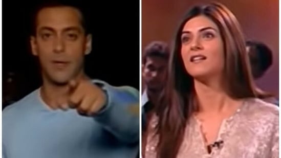Salman Khan and Sushmita Sen are co-stars of several films. (YouTube)