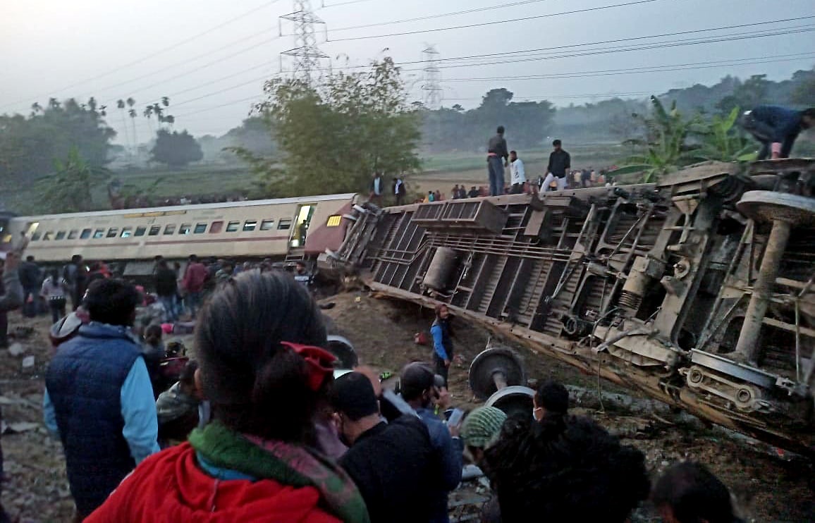 At least nine persons were killed and 36 others left injured following the derailment of 12 coaches of Bikaner-Guwahati Express in West Bengal on Thursday (January 13). (ANI) At least nine persons were killed and 36 others left injured following the derailment of 12 coaches of Bikaner-Guwahati Express in West Bengal on Thursday (January 13). (ANI)