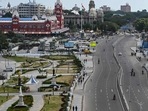 Chennai wears a deserted look as Tamil Nadu observed weekend lockdown on January 9, 2022 Chennai wears a deserted look as Tamil Nadu observed weekend lockdown on January 9, 2022
