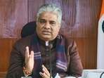 Union minister for environment, forest & climate change, labour & employment Bhupender Yadav. (PTI)