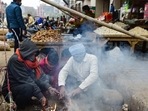 The Capital recorded its lowest maximum temperature for two years on Saturday, when the daytime mercury dipped to 14.8°C at Safdarjung and 10.7°C at Narela.(PTI) The Capital recorded its lowest maximum temperature for two years on Saturday, when the daytime mercury dipped to 14.8°C at Safdarjung and 10.7°C at Narela.(PTI)