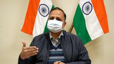 Delhi health minister Satyendar Jain&nbsp; (File Photo / ANI)