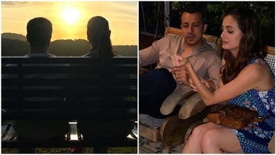 Dia Mirza shared a new photo with Vaibhav Rekhi. Dia Mirza shared a new photo with Vaibhav Rekhi.